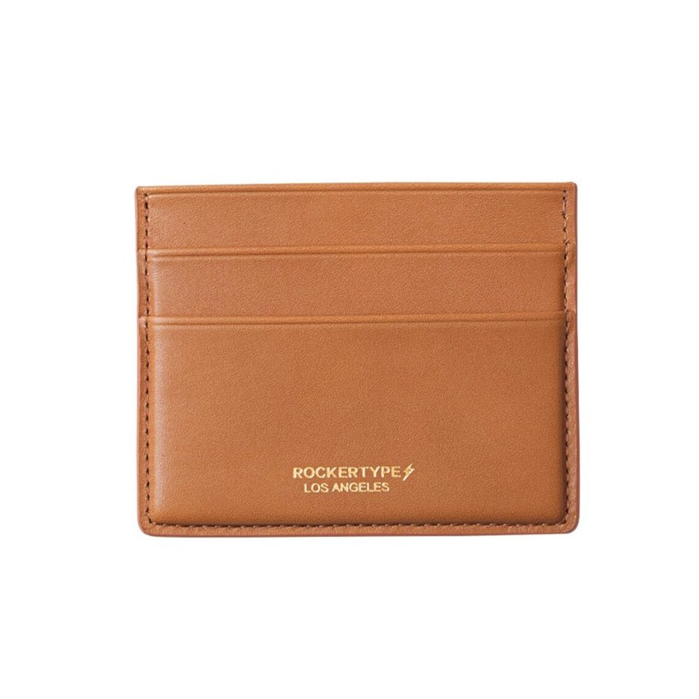 Rockertype Luxury Cardholder Italian Leather Tan